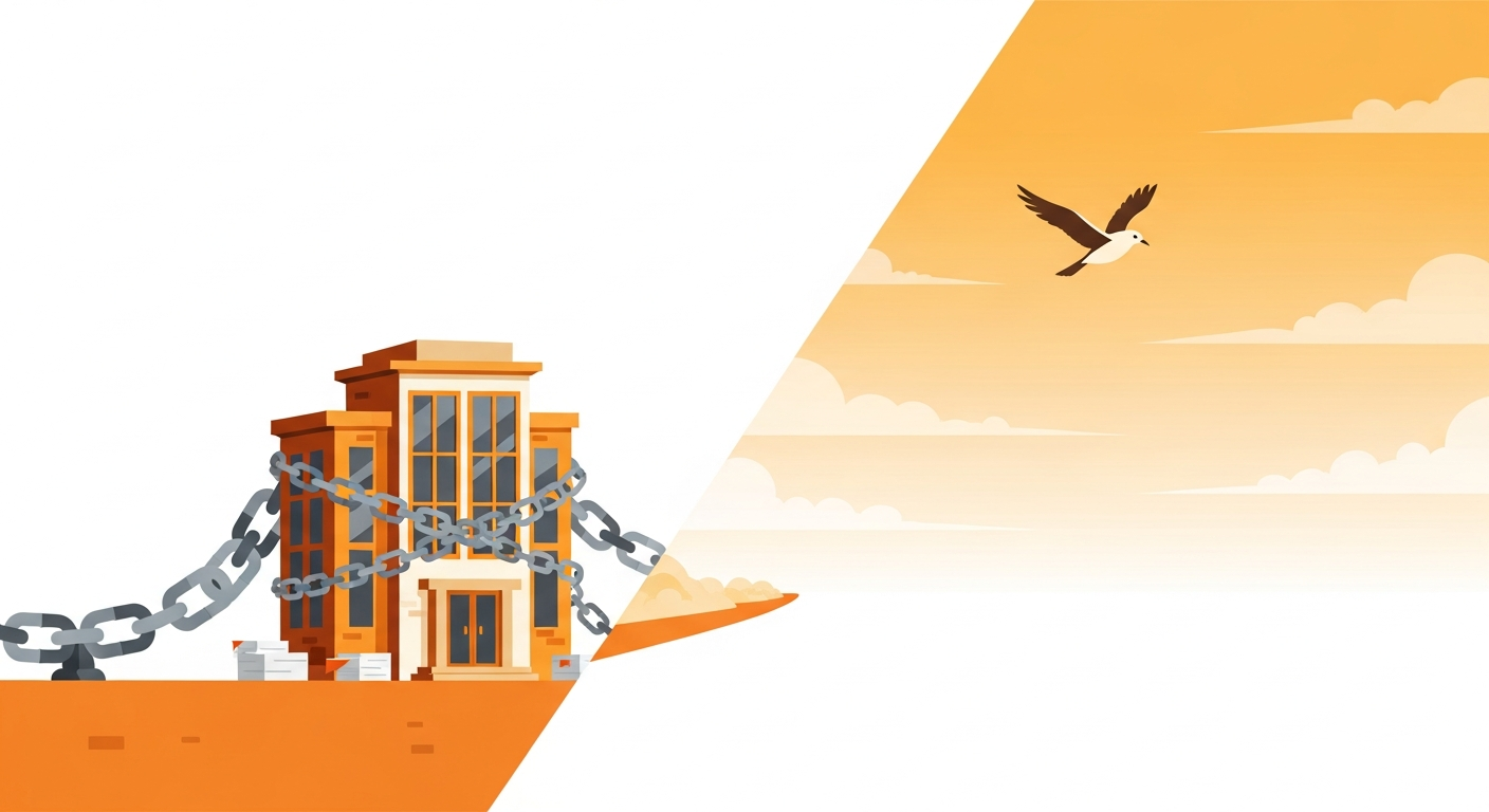 Independent publishing vs book deal illustration