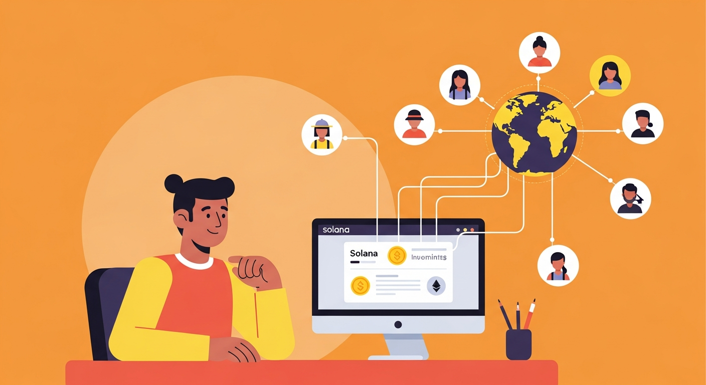 Crowdfunding for artists that pays in crypto