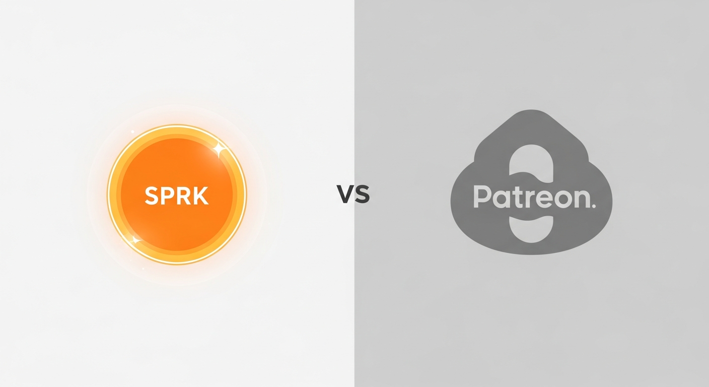 SPRK Token vs Patreon comparison